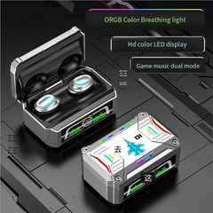 Tai nghe bluetooth DAMIX GQ-01 wireless v5.3 HiFi kiểu dáng airpods có dock sạc [BH 3 tháng]