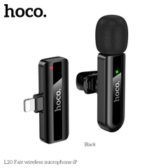 Micro thu âm không dây HOCO L20 Iphone Micro thu âm livestream cho điện thoại Iphone
