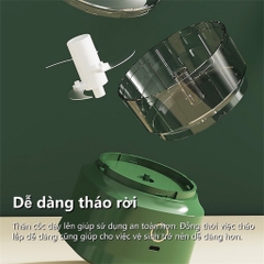 Máy xay tỏi ớt 350ml nhà bếp tích điện mẫu mới 2024 [BH: None]