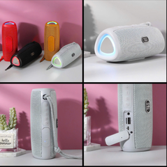 Loa bluetooth T&G TG-344 mẫu loa dài cầm tay có móc treo kèm đèn led siêu đẹp [BH 1 năm]