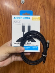 Cáp sạc nhanh 240W Anker Zolo A8060 dâu dù 2 đầu Type C (Type C ra Type C, c-c) [BH: 1 NĂM]