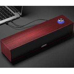 Loa BLUETOOTH LEERFEI 3513 gỗ loại dài có led siêu hay [BH 3 tháng]
