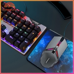Combo bàn phím chuột cơ FOREV FV-609 chuyên game có led chính hãng [BH 1 năm] / pktn sale