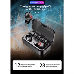 Tai nghe bluetooth v5.2 mini S10PRO, 2 tai kèm doc sạc, có màn hình hiển thị phần trăm pin [BH: 3 tháng] 4l6b10