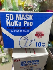 Thùng 100 cái khẩu trang NOKA PRO 5D MAX [thùng10 bịch, mỗi bịch 10 cái]