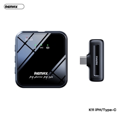 Micro thu âm không dây live stream Remax K11 cổng iPhone 200mAh DSP+ANC chính hãng [BH 1 năm]