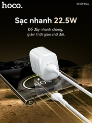 Bộ sạc nhanh 22.5w HOCO DMC5 Max cáp USB ra Samsung Micro chính hãng [BH 1 năm]