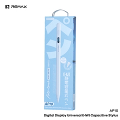 Bút cảm ứng đa năng REMAX AP10 bút có màn hình LCD hiển thị % pin siêu tiện lợi