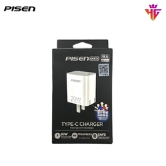 Cóc sạc nhanh 20w PISEN C140 chân gập (1 cổng type-c) chính hãng [BH 1 năm]