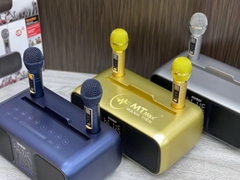 Loa bluetooth karaoke SDRD SD-318 kèm 2 micro không dây chính hãng [BH 6 tháng]