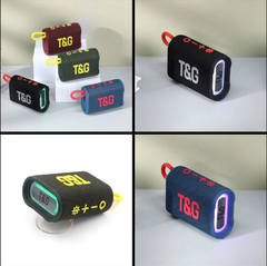 Loa bluetooth T&G TG-396 mẫu loa dẹp có quai xách kèm đèn led cực đẹp [BH 6 tháng]