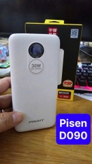 Pin sạc nhanh 30w Pisen D-090 dung lượng 20.000mAh, có màn hình led hiển thị % pin chính hãng [BH: 1 NĂM]