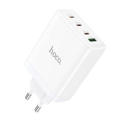 Cóc sạc nhanh 100W Hoco N31 (EU) 4 cổng (1 cổng Usb A + 3 cổng Type C), sạc được Laptop chính hãng [BH: 1 NĂM]