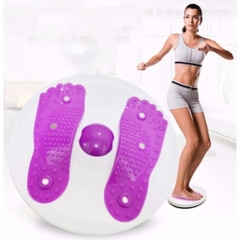 Đĩa Xoay Eo Bàn Chân Tập Thể Dục Giảm Mỡ Bụng Massage Thon Bụng [BH: NONE]