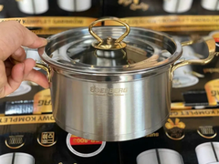 Bộ 3 nồi inox châu âu EBBERG cao cấp dùng cho mọi loại bếp (bếp gas, bếp hồng ngoại,...)