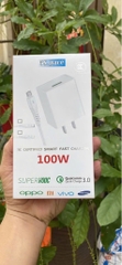 Bộ sạc nhanh 100w 5S Space SUPER VOOC Samsung Micro (cóc 1 cổng usb + cáp usb ra micro) [bh: 3 tháng] 5l9c12