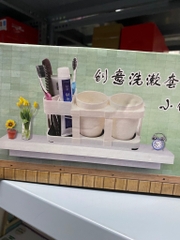 Giá để 2 cốc và bàn chải đánh răng / pktn sale