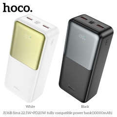 Pin sạc nhanh 22.5w HOCO J136B 30.000mAh dự phòng màn hình LED chính hãng [BH 1 Năm]