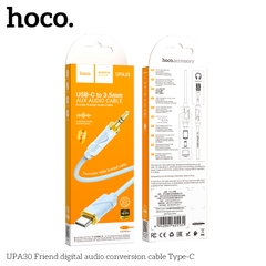 Cáp chuyển đổi âm thanh Hoco UPA30 Type C to 3.5mm chính hãng [BH 1 năm]