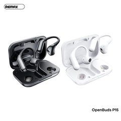 Tai nghe bluetooth REMAX OpenBuds P15 V5.4 60mAh/400mAh kiểu dáng Airpods chính hãng [BH: 1 năm]