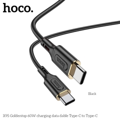 Cáp sạc truyền dữ liệu X95 (c-c) 60W Type-C to Type-C [BH 1 NĂM]