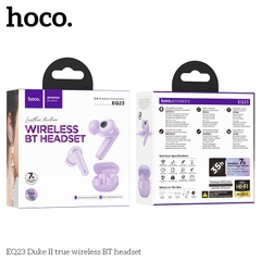 Tai nghe bluetooth HOCO EQ23 True Wireless V5.4 40mAh/400mAh kiểu dáng airpods chính hãng [BH 1 NĂM]