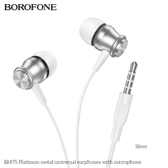 Tai nghe có dây 3.5 Borofone BM75 chính hãng [BH 1 NĂM]