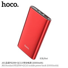 Pin sạc nhanh 20w HOCO J83 10.000mAh (màu đen) PD QC3.0 pin dự phòng chính hãng [BH 1 năm]