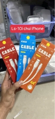 Cáp sạc nhanh 6A SYC LS-10i iPhone dây dù (usb ra Lightning iPhone, a-l) chính hãng [BH: 1 năm]