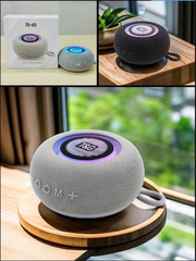 Loa bluetooth T&G TG-411 mẫu loa tròn có quai xách kèm đèn led cực đẹp [BH 6 tháng]
