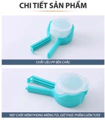 Hộp 4 nắp kẹp thực phẩm tiện lợi [BH: None] / pktn sale