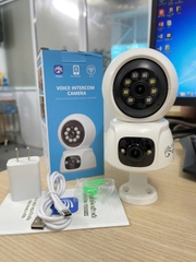 Camera trong nhà YOOSEE "GÓC RỘNG" mẫu 2 mắt xoay 360 độ bản nâng cấp góc siêu rộng