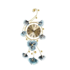 Đồng hồ treo tường trang trí, decor siêu sang mẫu Hoa phá cách [BH: 1 TUẦN]
