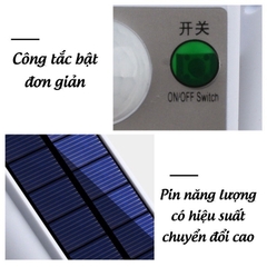 Đèn cảm biến năng lượng mặt trời 2178T , 77SMD LED NGỤY TRANG camera loại xịn [BH: 1 TUẦN]