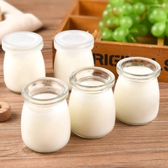 Combo 12 hủ thủy tinh có nắp đậy làm sữa chua tiện lợi