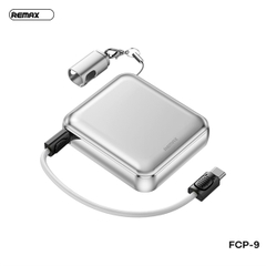 Pin sạc nhanh 22.5w REMAX FCP-9 10.000mAh mini dự phòng kèm cáp liền pin chính hãng [BH 1 năm]