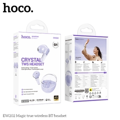 Tai nghe bluetooth HOCO EW202 True wireless V5.4 35mAh/350mAh kiểu dáng AIRPODS chính hãng [BH 1 năm]