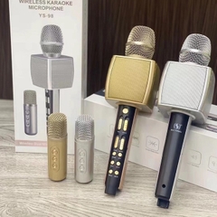 Micro bluetooth YOSD YS-98 bộ 2 mic không dây lớn nhỏ hát cặp song ca cao cấp loại 1 (Ys98) [BH 6 tháng] / pktn sale