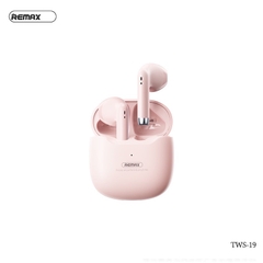 Tai nghe bluetooth REMAX TWS-19 true wireless kiểu dáng airpods có đế sạc chính hãng [BH 1 năm]