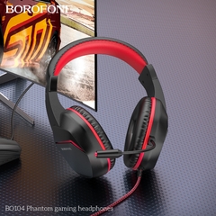 Tai nghe có dây 3.5 chụp tai Gaming BOROFONE BO104 jack 3.5 dài 1m2 kèm mic headphone chính hãng [BH: 1 NĂM]