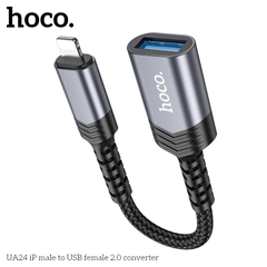 Jack chuyển đổi HOCO UA24 iPhone Lightning ra USB OTG chính hãng [BH 1 năm]