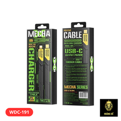 Cáp sạc nhanh 20w WEKOME WDC-191 (C-L) type c ra iphone lightning chính hãng [BH 1 năm]