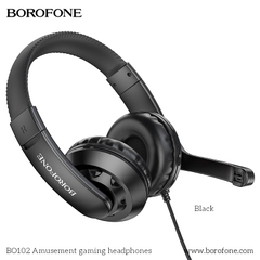 Tai nghe có dây 3.5 chụp tai Gaming BOROFONE BO102 jack 3.5 dài 1m2 kèm mic headphone chính hãng [BH: 1 NĂM]