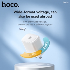 Bộ sạc nhanh 20W HOCO DMC5 cáp Type C ra iPhone Lighting chính hãng [BH 1 năm]