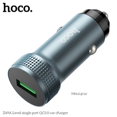 Cóc sạc xe hơi HOCO Z49A 1 cổng USB QC3.0 chính hãng [BH 1 NĂM]
