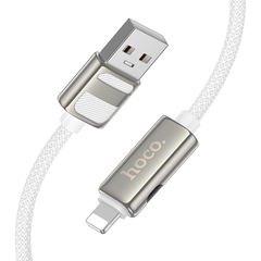 Cáp sạc nhanh 2.4A Lightning HOCO U137 1.2m (usb ra iphone) chính hãng [BH 1 năm]