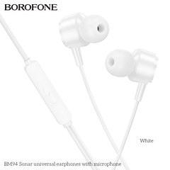 Tai nghe có dây 3.5 BOROFONE BM94 có microphone jack 3.5mm chính hãng [ BH 1 NĂM]