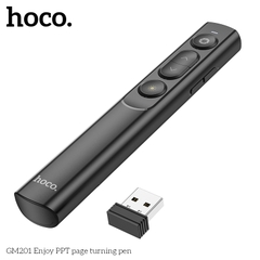 Bút điều khiển từ xa không dây Bluetooth lật trang PPT Hoco GM201 chính hãng [BH 1 năm]