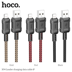 Cáp sạc truyền dữ liệu Hoco X94 cổng USB ra iPhone Lightning 2.4A dài 1M chính hãng [BH 1 NĂM]