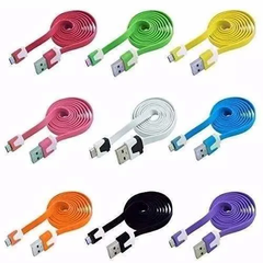 Cáp sạc iPhone 1M dây dẹp chống rối nhiều màu (usb ra iphone lightning) [BH 1 tháng] / pktn sale
